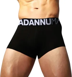 Mens Boxer Briefs Men's Casual Sexy Underwear Pant Fine Velvet Belts Underpant Knickers Solid Boxer Underwear