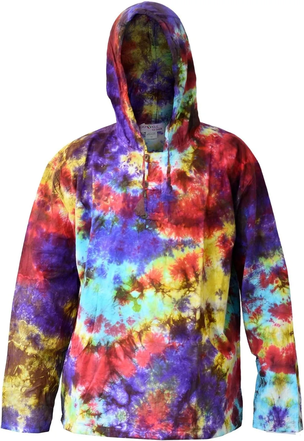 Mens Tie Dye Hoodie Shirt