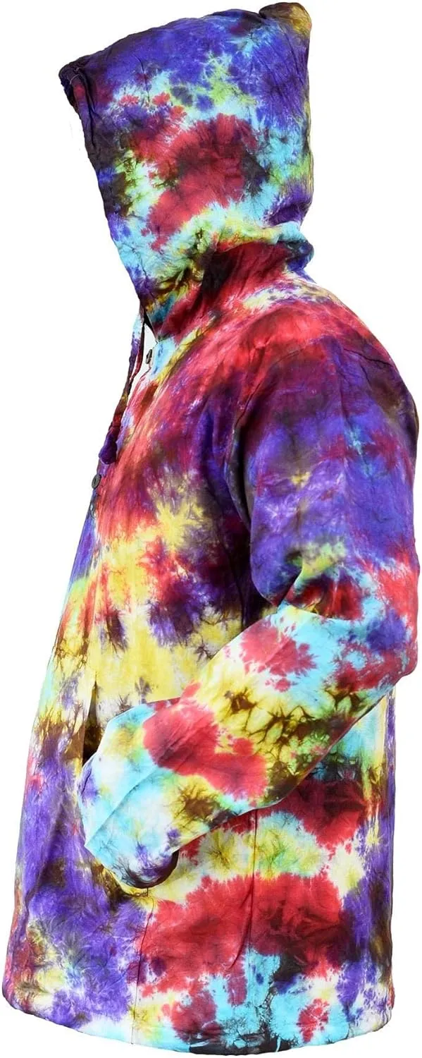 Mens Tie Dye Hoodie Shirt