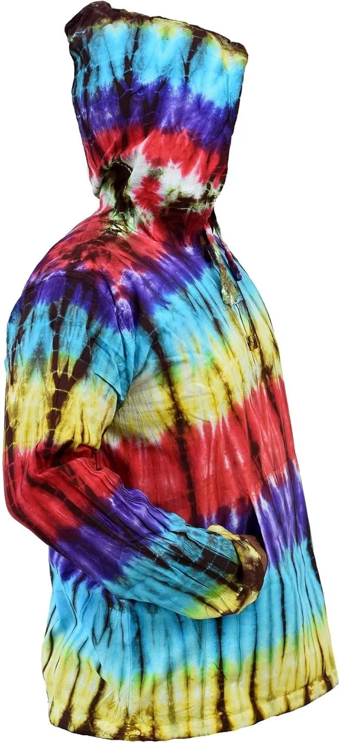Mens Tie Dye Hoodie Shirt