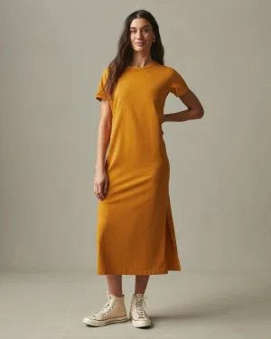 Midi Tee Dress - Inca Gold