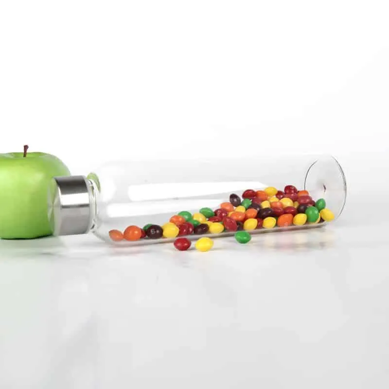 Minimalist Style Glass Sport Water Bottle