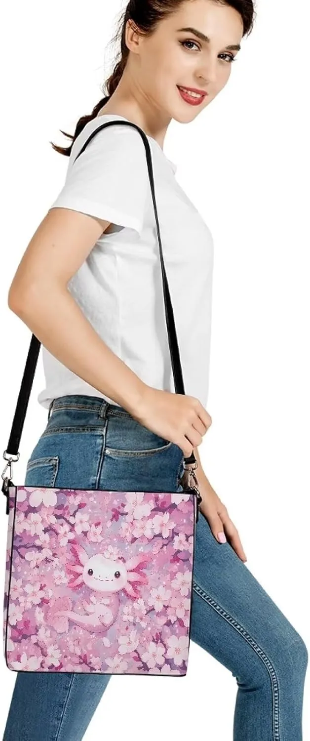 Mumeson Women's Shoulder Handbags Leather Bucket Bag Hobo Tote Purse Bags Large Designer Satchel Handbag with Zipper Closure