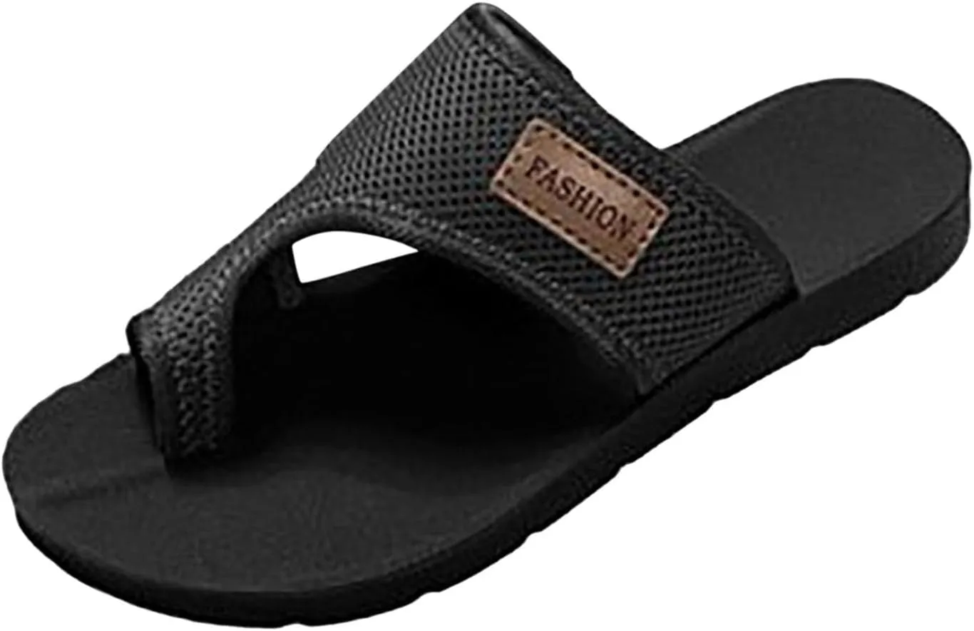 Orthopedic Sandals for Women Beach Slide Sandal Arch Support Flip Flops Comfortable Vacation Thong Sandals