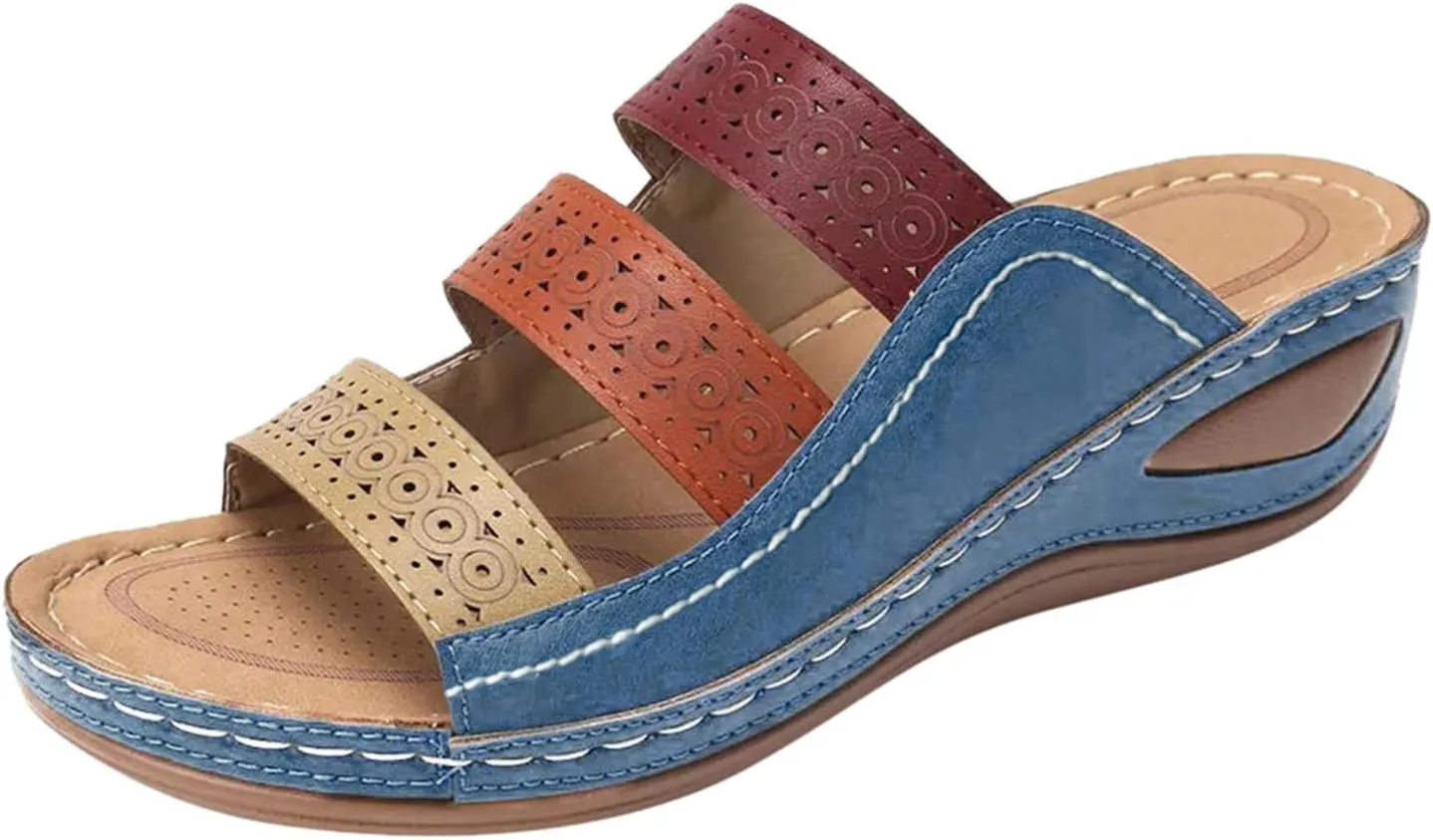 Orthopedic Slipper with Arch Support for Women Washable Orthopedic Women Flats Sandals Womens Summer Shoes with Arch Support Orthotic Womens Dressy Sandals Wide Womens Arch Support Sandals Orthotic