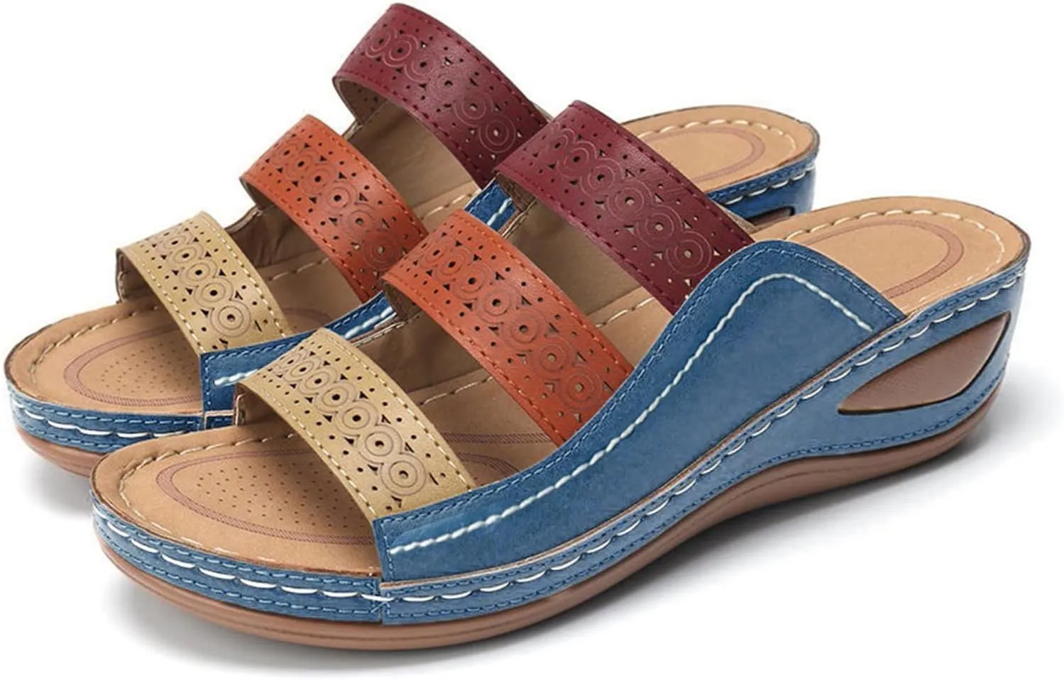 Orthopedic Slipper with Arch Support for Women Washable Orthopedic Women Flats Sandals Womens Summer Shoes with Arch Support Orthotic Womens Dressy Sandals Wide Womens Arch Support Sandals Orthotic