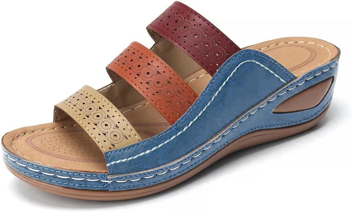 Orthopedic Slipper with Arch Support for Women Washable Orthopedic Women Flats Sandals Womens Summer Shoes with Arch Support Orthotic Womens Dressy Sandals Wide Womens Arch Support Sandals Orthotic