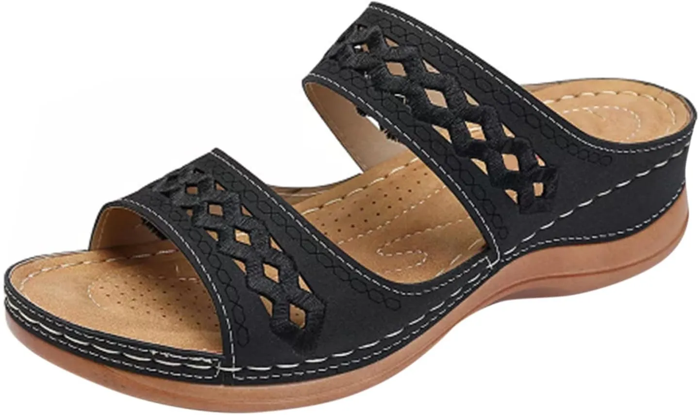 Prefilled Easter Eggs Orthopedic Summer Sandals for Women 2024 Sandalias De Verano Para Mujer 2024 Brown Leather Sandals Women Comfortable Womens Sandals Size 8 Plantar Fasciitis Strappy Black Heels