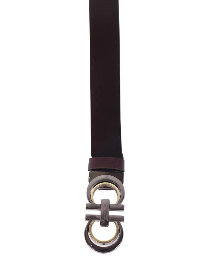 Salvatore Ferragamo Leather belt - D Brown
