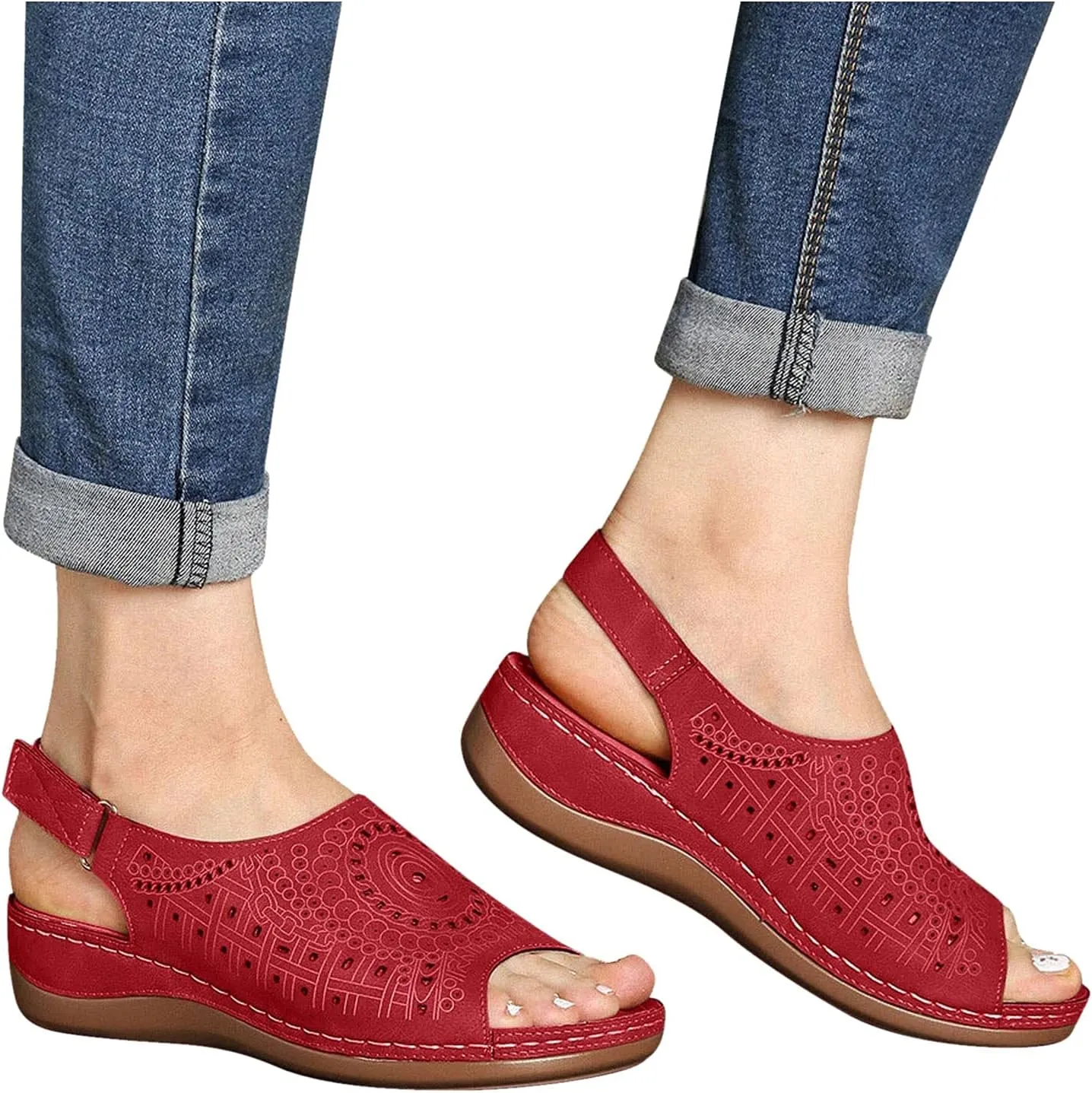 SBGMoSJ Orthopedic Tennis Shoes for Women Tie Up Dressy Deep Orthopedic Shoes Woman Summer Sandals Women Dressy Womens Supportive Sandals Slide Sandals Women Cushion Sandals for Women