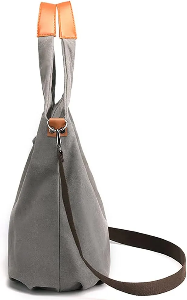 Shoulder Bag for Women Hobo Tote Bag Hippie Crossbody Bag Retro Canvas Handbag Large Capacity Satchel Purse