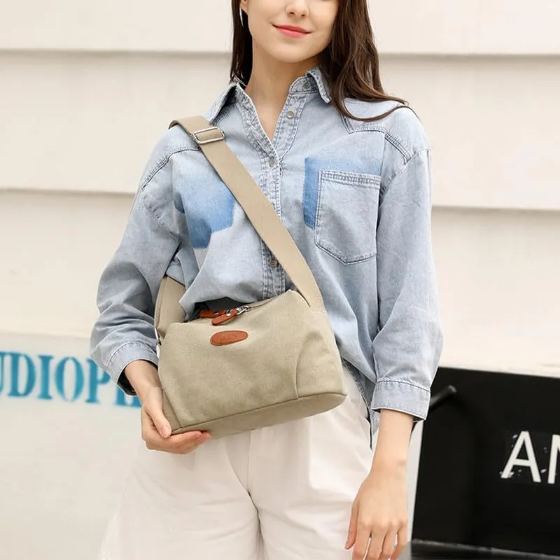 Shoulder Handbags Large Crossbody Bags for Women Ladies Briefcase Purse Work Travel Daily Bags with Adjustable Strap Khaki