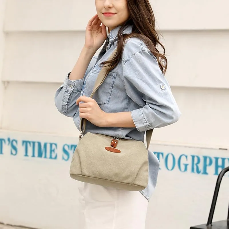 Shoulder Handbags Large Crossbody Bags for Women Ladies Briefcase Purse Work Travel Daily Bags with Adjustable Strap Khaki