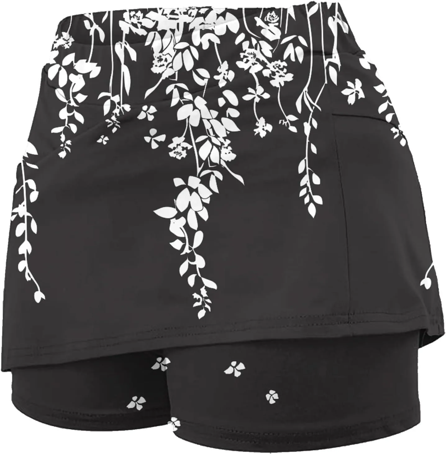 Skorts for Woman Fashion High Waist Floral Print Skirts Inner Shorts Summer Sports Running Skirt 2025 Gym Yoga Outfit