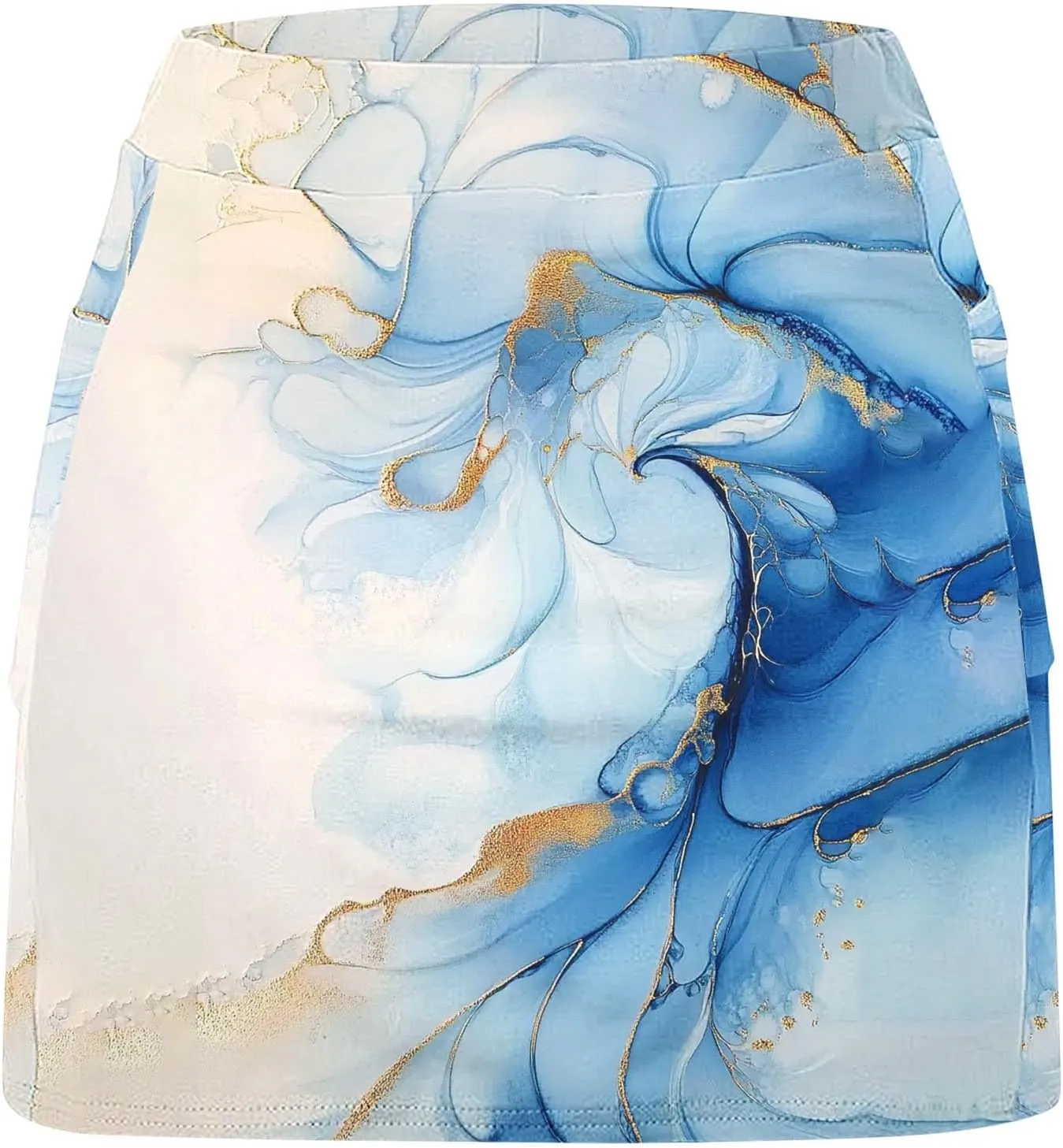 Skorts for Women Fashion High Waist Floral Print Skirts Inner Shorts Summer Sports Running Skirt 2025 Gym Yoga Outfit