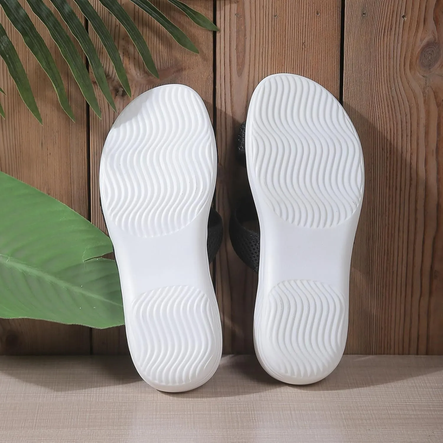 Summer Sandals For Women 2025,Women's Slide Sandals,Comfortable Trendy Beach Breathable Hollow Mesh Casual Orthopedic Comfy Low Heel Plantar Fasciitis Bunion Walking Sandal for Daily Wear