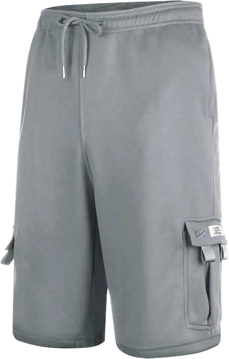 Sweat Shorts Men Baggy Drawstring Elastic Waist Cargo Shorts with Pockets Athletic Workout Running Hiking SweatShorts