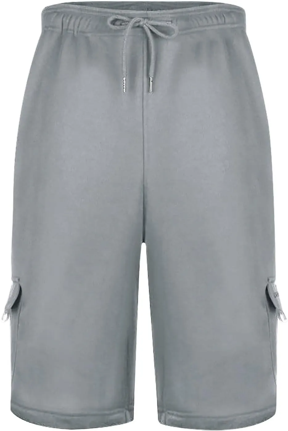 Sweat Shorts Men Baggy Drawstring Elastic Waist Cargo Shorts with Pockets Athletic Workout Running Hiking SweatShorts