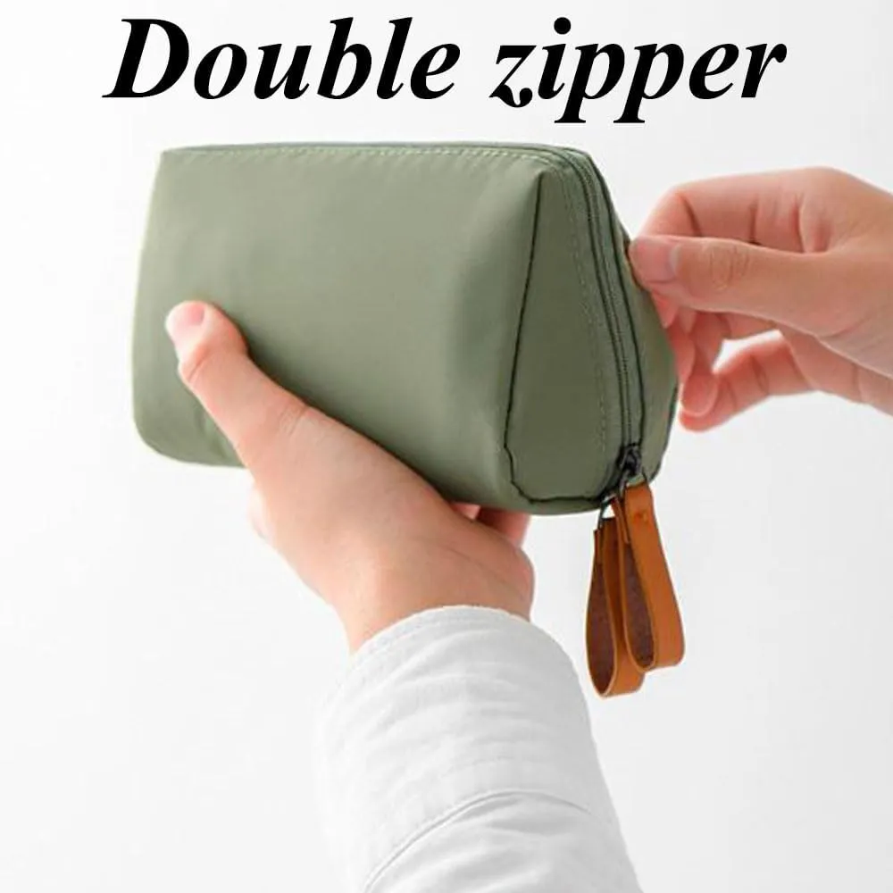 Tidy Nook Makeup Bag, Small, Green, Mini Lipstick Makeup Bag, Small Makeup Bag With Compartments, Travel Mini Makeup Toiletry Bag