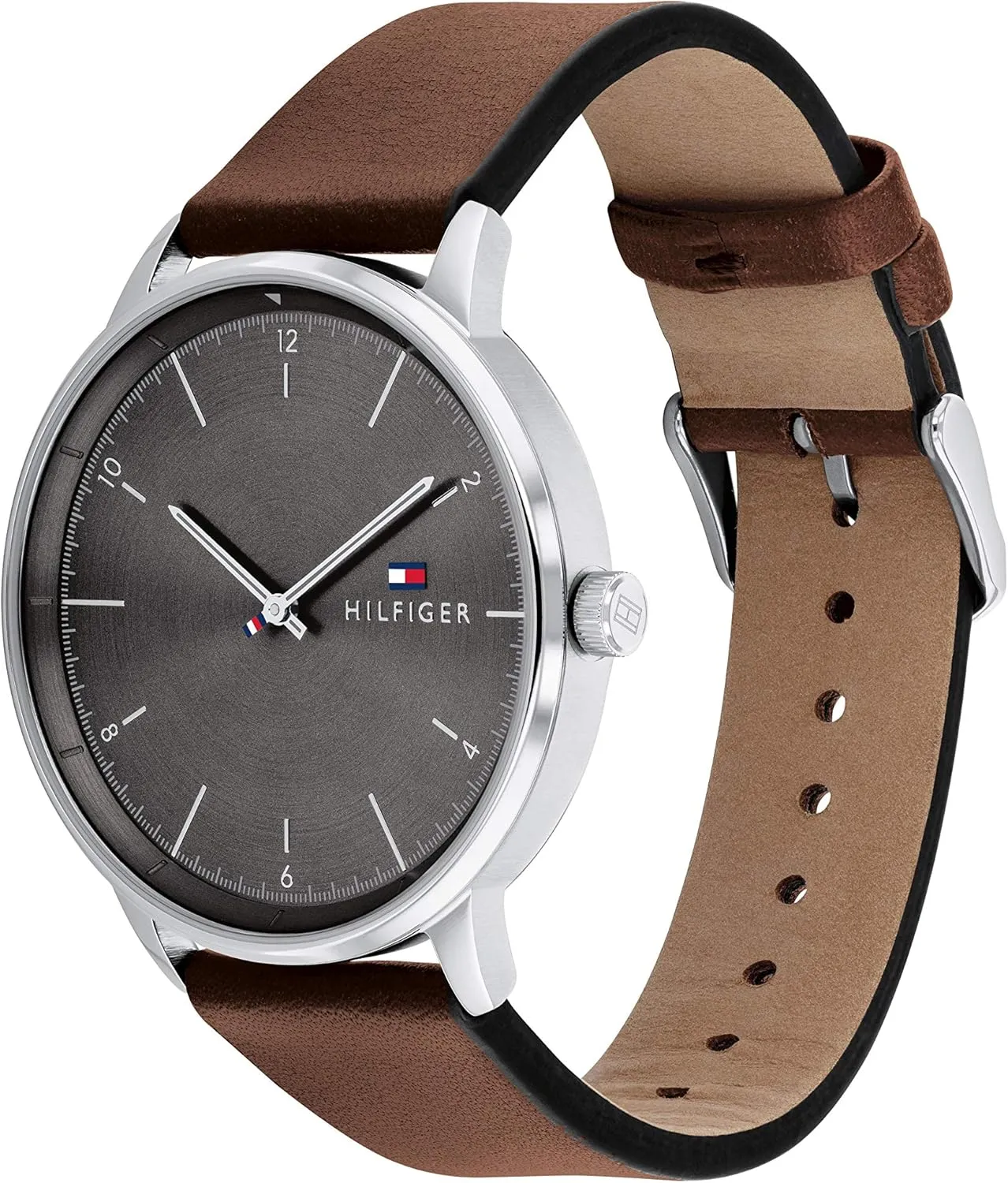 Tommy Hilfiger Men's 2-Hand Quartz Watch  Minimalist Style, Stainless Steel Case, Casual Everyday Wear, Gift for Him