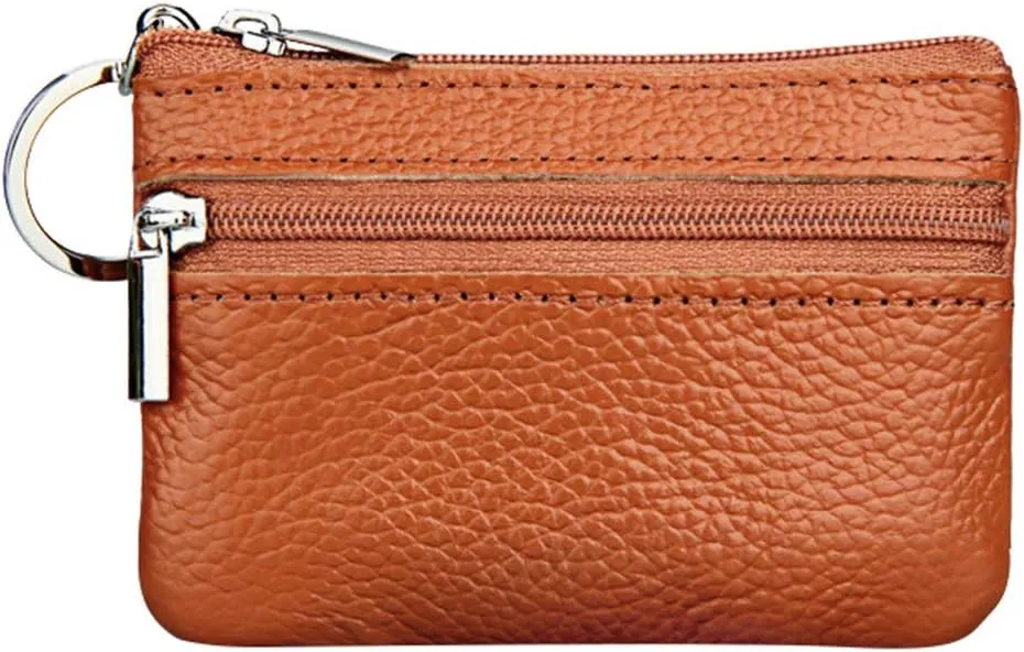 Wallets for Women Slim Credit Card Holder Lightweight Leather Zipper Wallet Card Holder Women's Passport Wallets