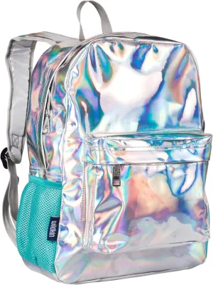 Wildkin 16-inch Kids Backpack  Durable, Padded & Spacious School Bag for Boys & Girls (Holographic)