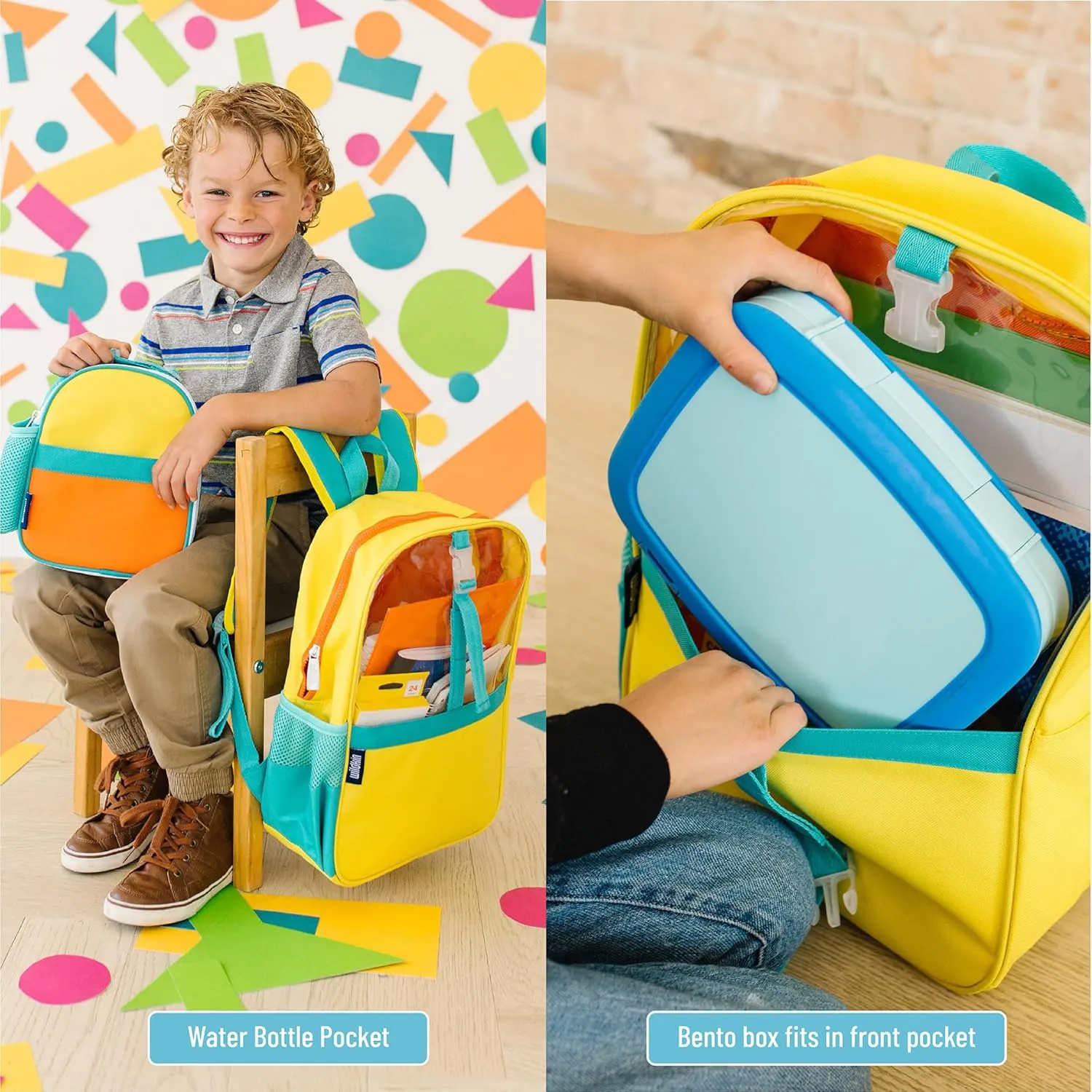 Wildkin Pack-it-All Kids Backpack  Durable, Spacious, Adjustable for School & Travel - Risk Taker
