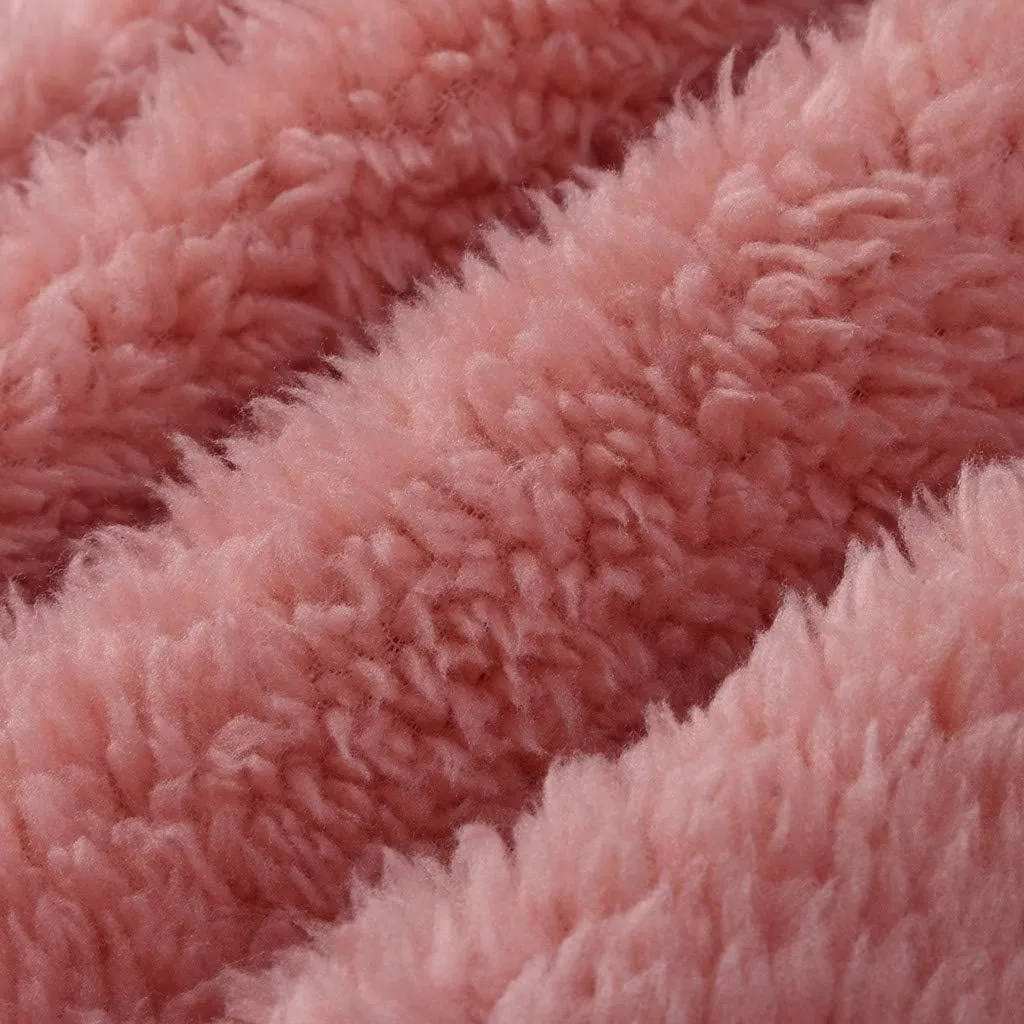 Women Fuzzy Fleece Hoodie Jackets Plus Size Full Zip Up Warm Winter Furry Fluffy Fleece Coat Zipper Coats Winter Outwear