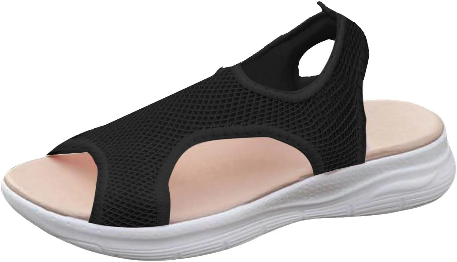 Women's Breathable Orthopedic Sandals Comfortable Walking Tennis Shoes Sandals Arch Support Wide Summer Shoes