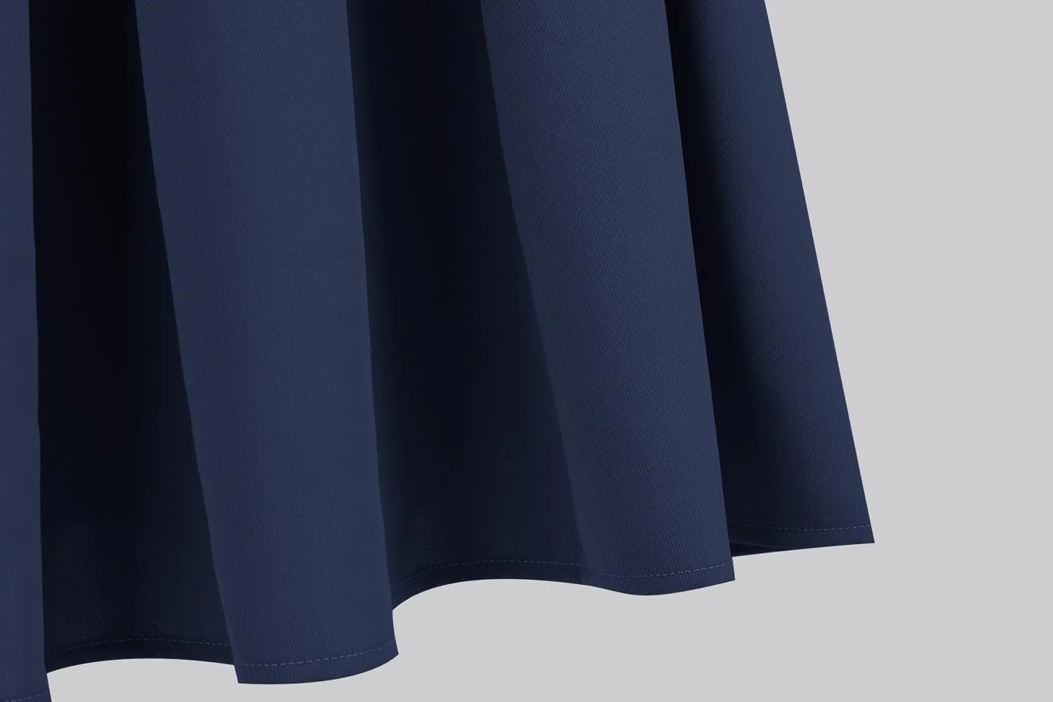 Women's Pleated Vintage Skirt Floral Print A Line Midi Skirts with Pockets Skirt Hangers with Clips