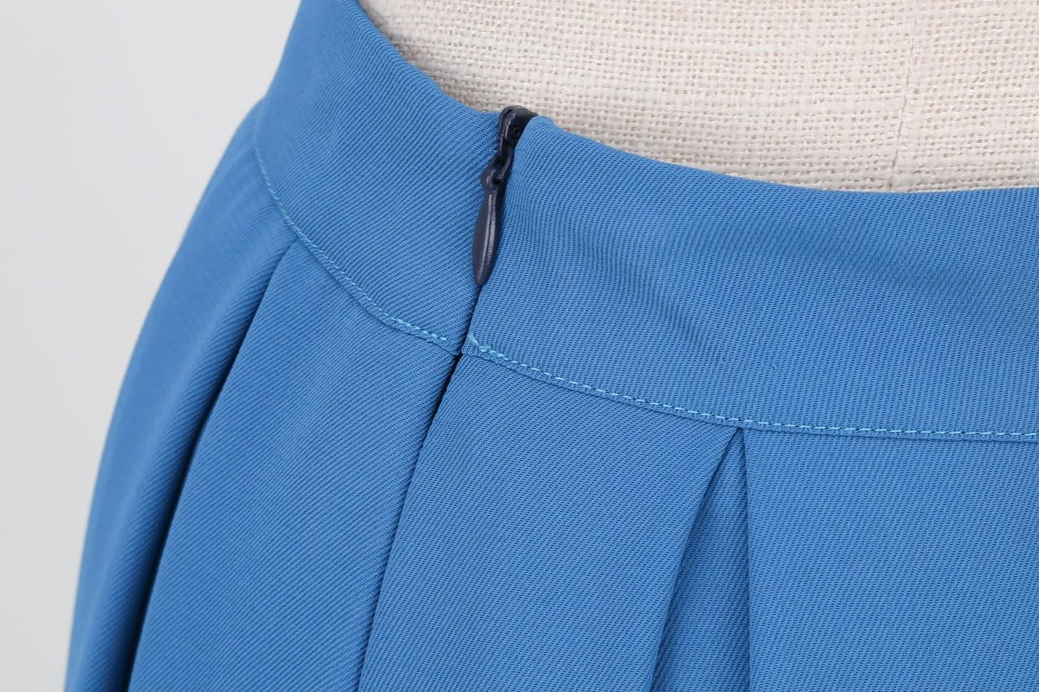 Women's Pleated Vintage Skirt Floral Print A Line Midi Skirts with Pockets Skirt Hangers with Clips