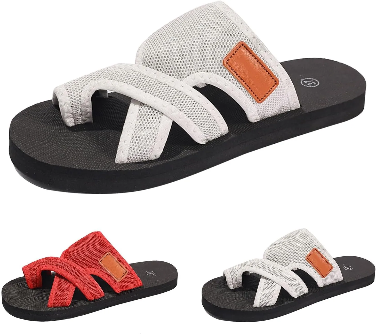 Women's Sandal Women's Sea Flip Flop Women's Cork Footbed Sandal With Comfortable Plantar Fasciitis Arch Support