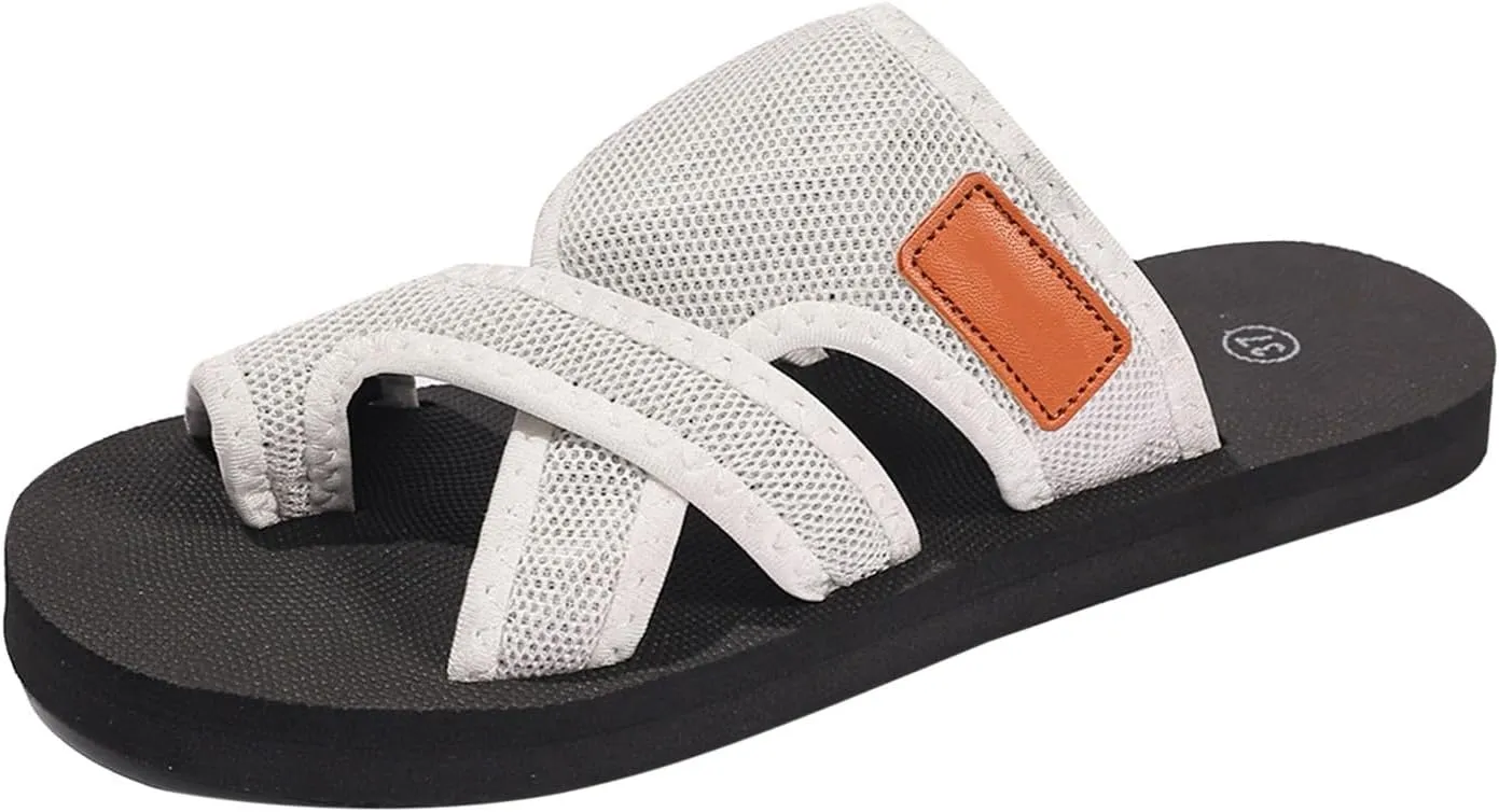 Women's Sandal Women's Sea Flip Flop Women's Cork Footbed Sandal With Comfortable Plantar Fasciitis Arch Support