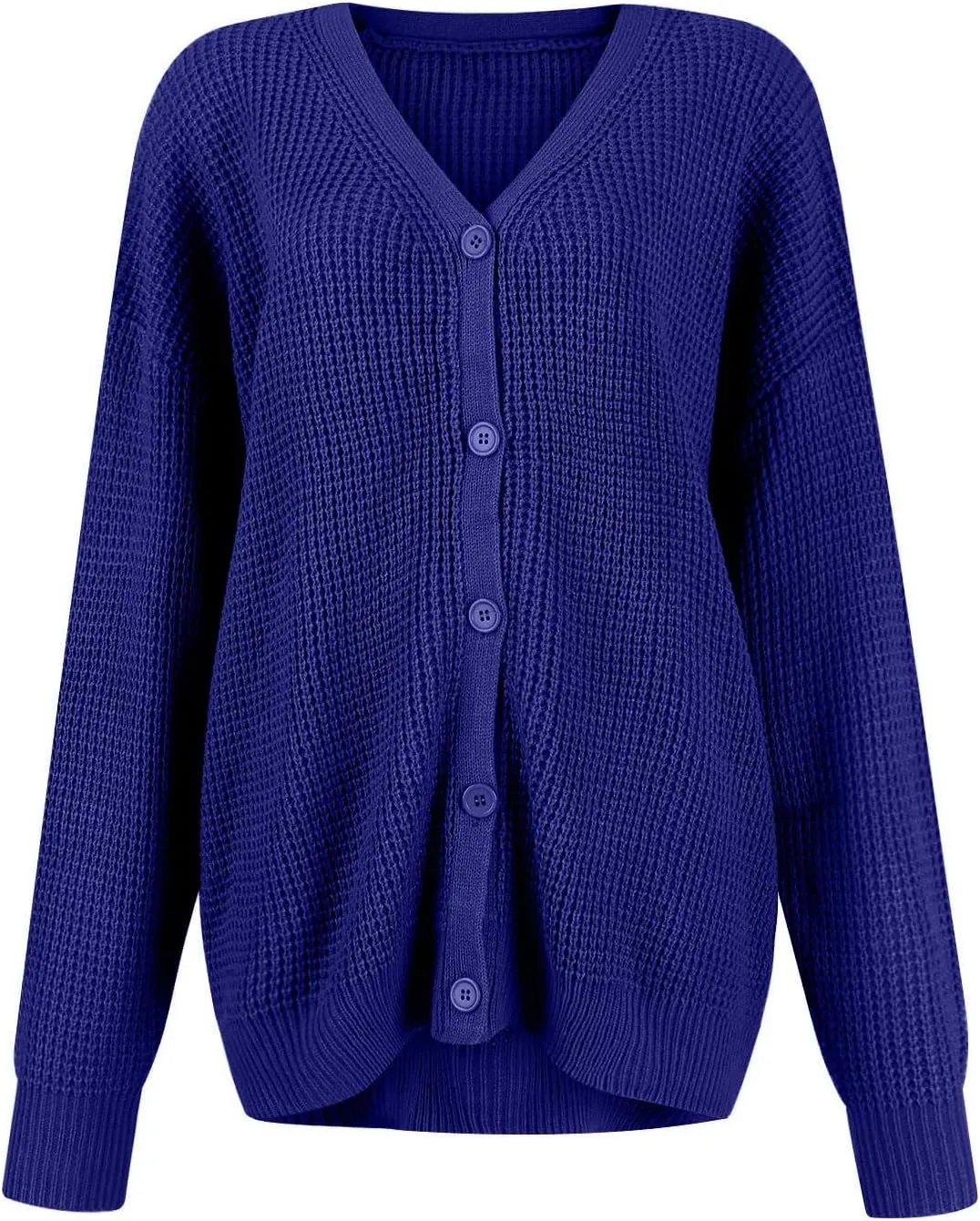 Womens Sweaters Button-Down Long Sleeve Fall and Winter Kintted Cardigan Loose Fit Coat Trendy Comfoy Sweater Jacket