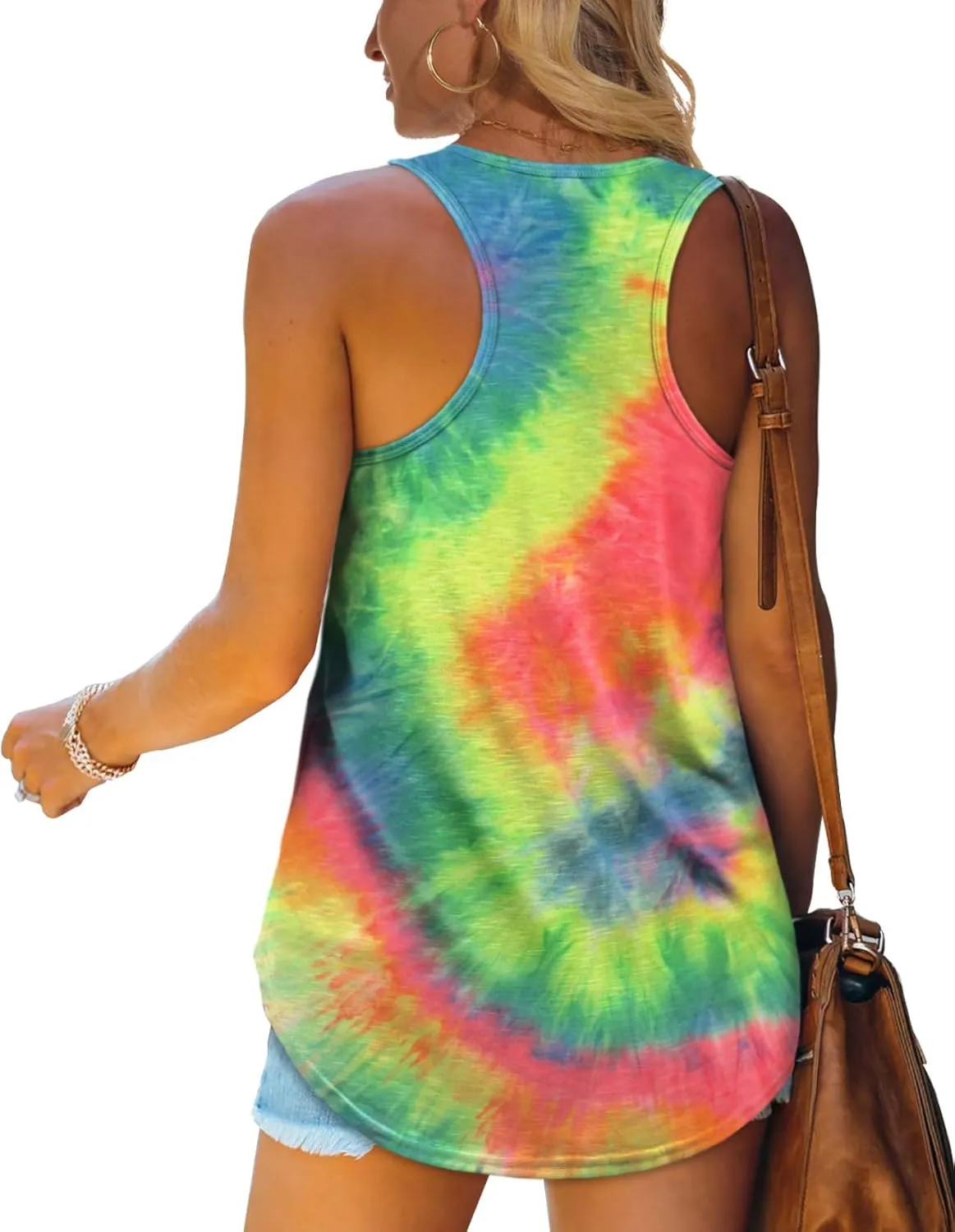 Womens Tank Tops Racerback Loose Shirts for Women Summer