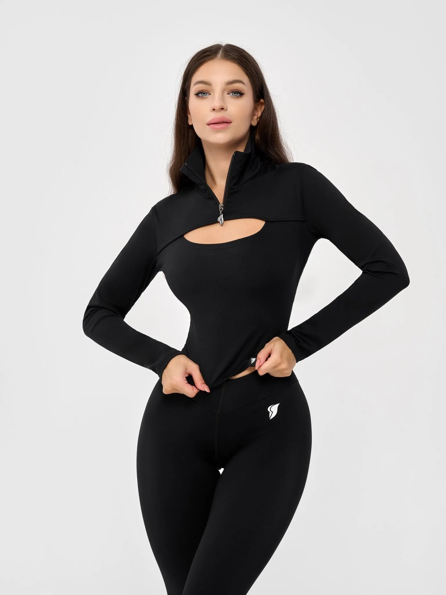 Workout Top Girlish Rash Black