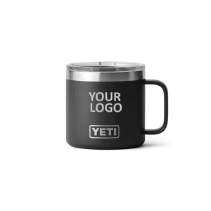 YETI Custom 14 Oz Mugs with Magslider Lid, Black